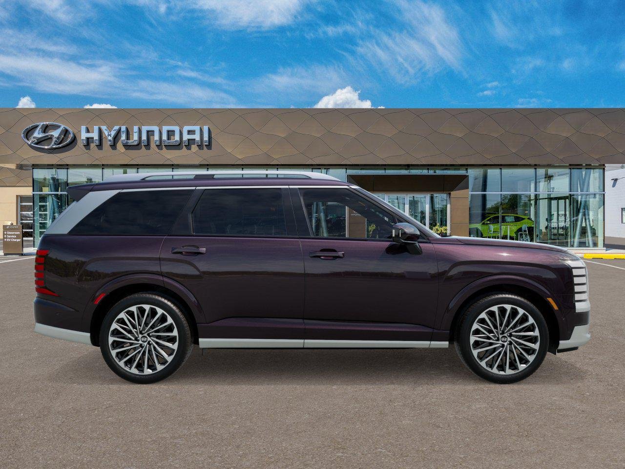 New 2027 Galaxy Maroon Pearl Hyundai Calligraphy AWD image 7