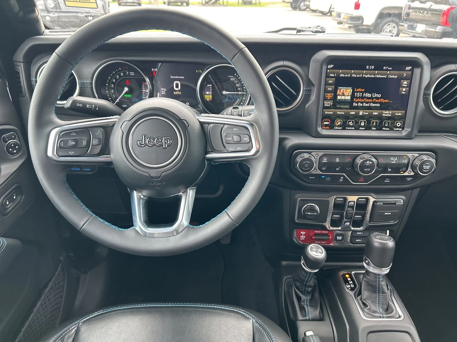 Used 2023 Black Clearcoat Jeep Rubicon 4xe image 23