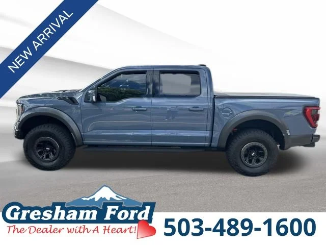 Used 2023 Azure Gray Metallic Ford Raptor image 2