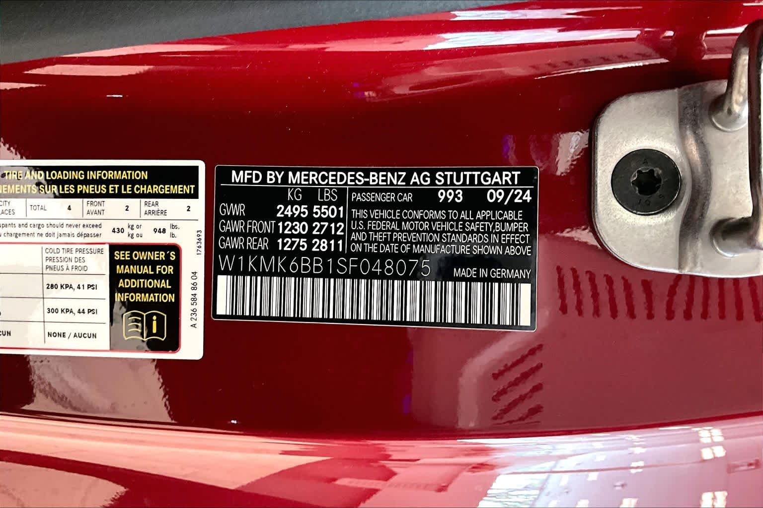 Used 2025 MANUFAKTUR Patagonia Red Metallic Mercedes-Benz CLE 450 image 27