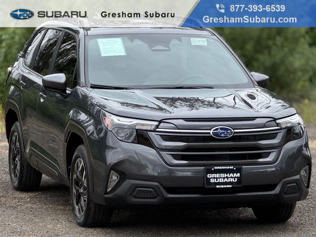 Used 2025 Magnetite Gray Metallic Subaru Premium image 1