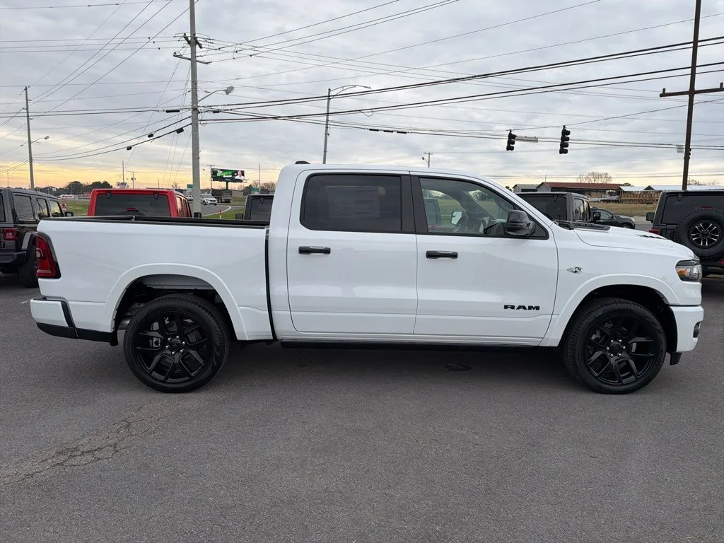 New 2026 Bright White Clear-Coat Exterior Paint RAM Laramie image 6