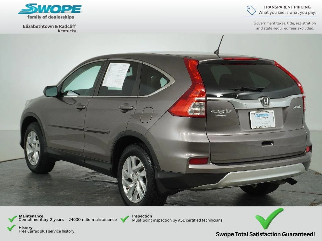 Used 2015 GRAY Honda EX image 5