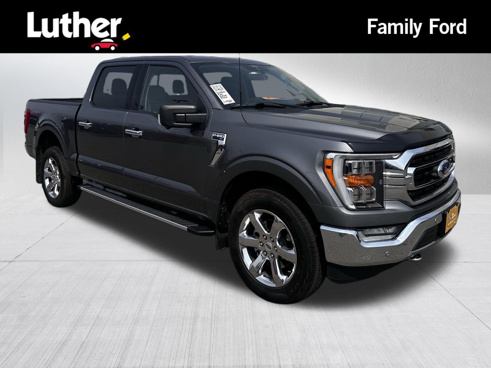 Used 2021 Carbonized Gray Metallic Ford XLT image 1