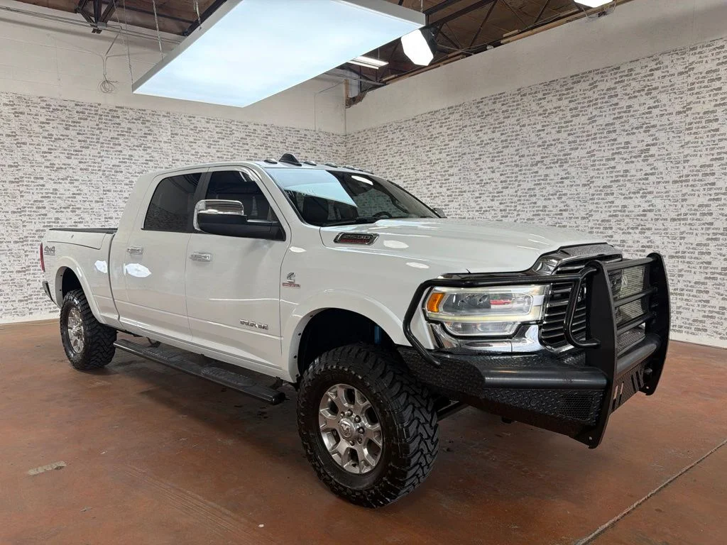 Used 2022 Bright White Clearcoat Ram Laramie image 1