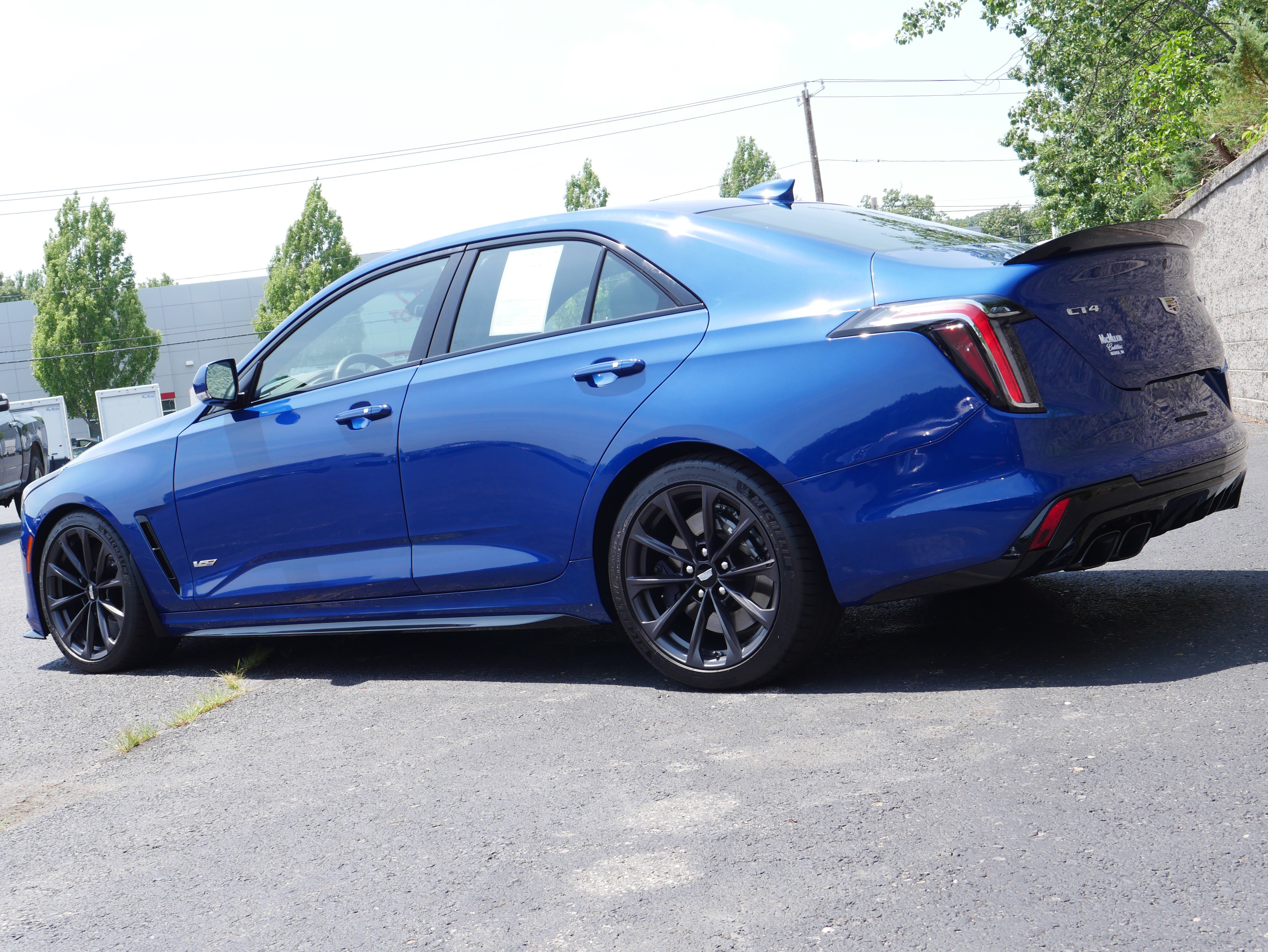 Used 2022 Wave Metallic Cadillac V-Series Blackwing image 4