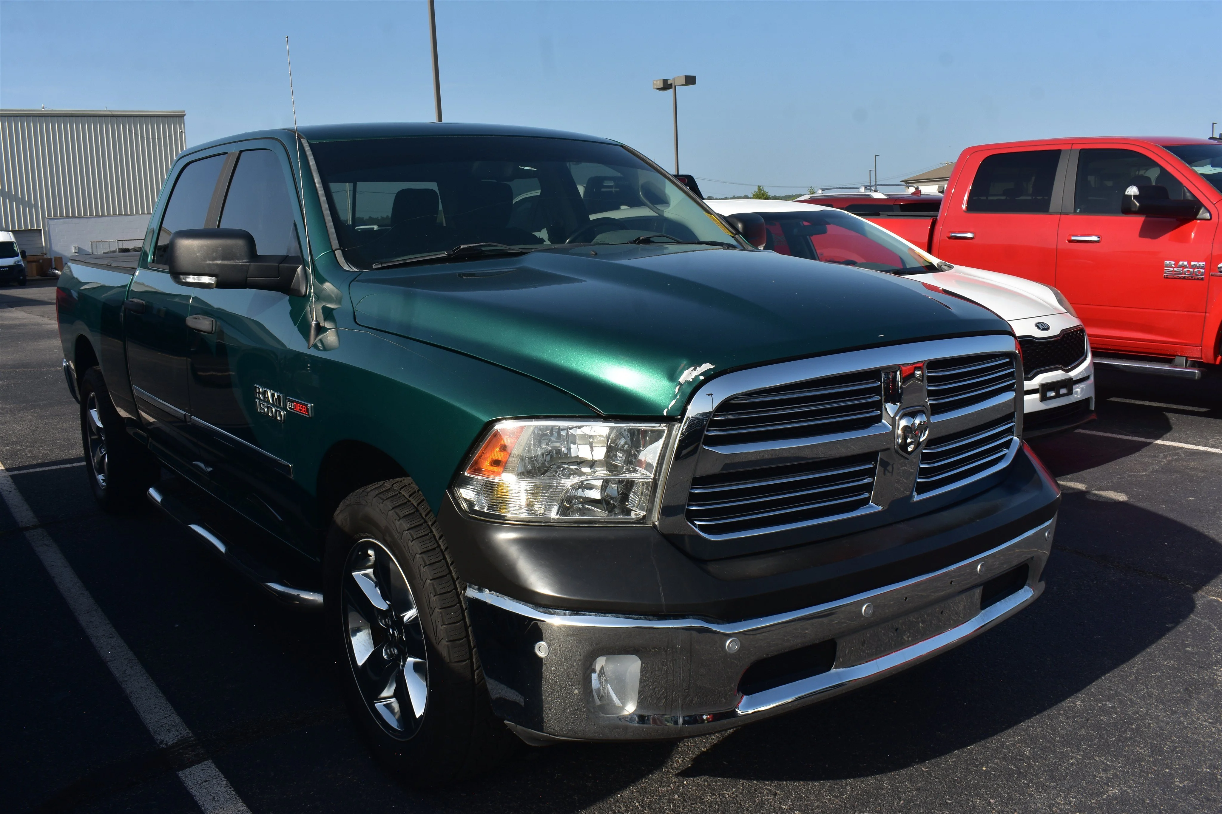 Used 2016 Timberline Green Pearlcoat Ram Big Horn image 3