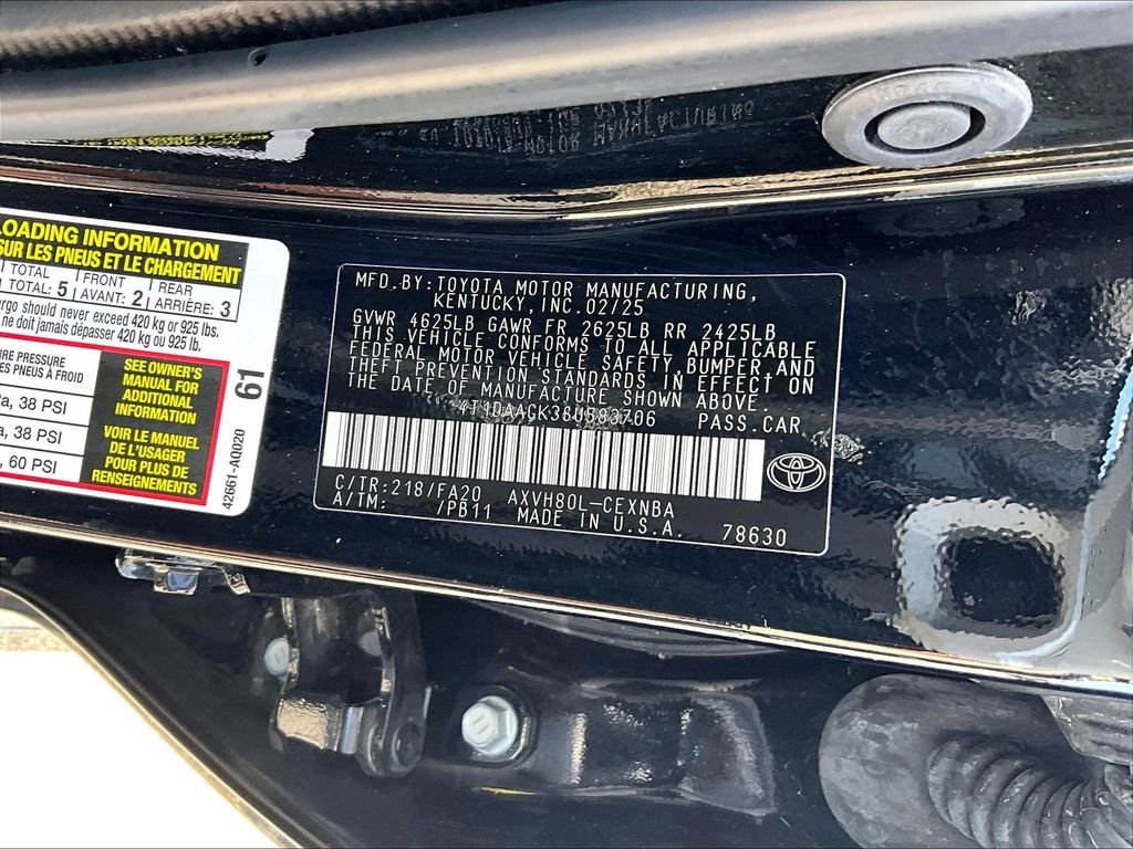 Used 2025 Black Toyota LE image 36