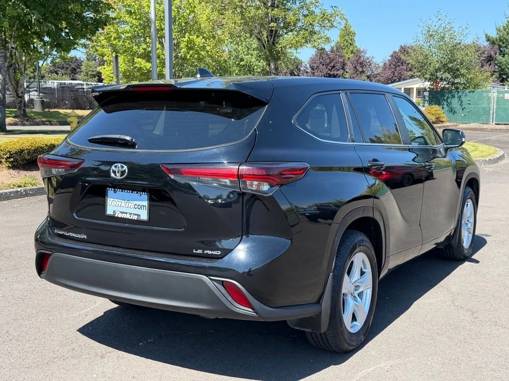 Used 2024 Midnight Black Metallic Toyota LE image 8