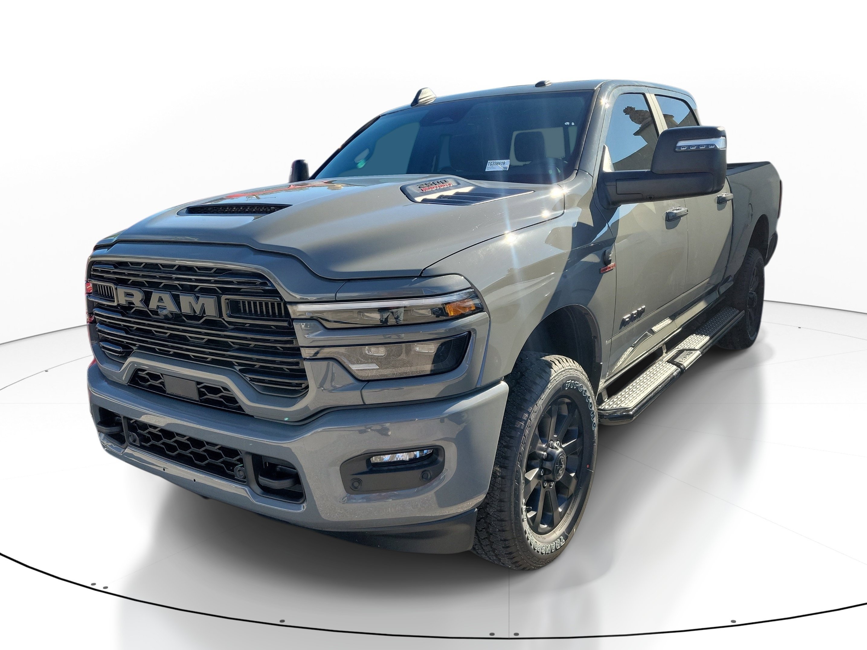 New 2026 Ceramic Gray Clear-Coat Exterior Paint RAM Laramie image 3