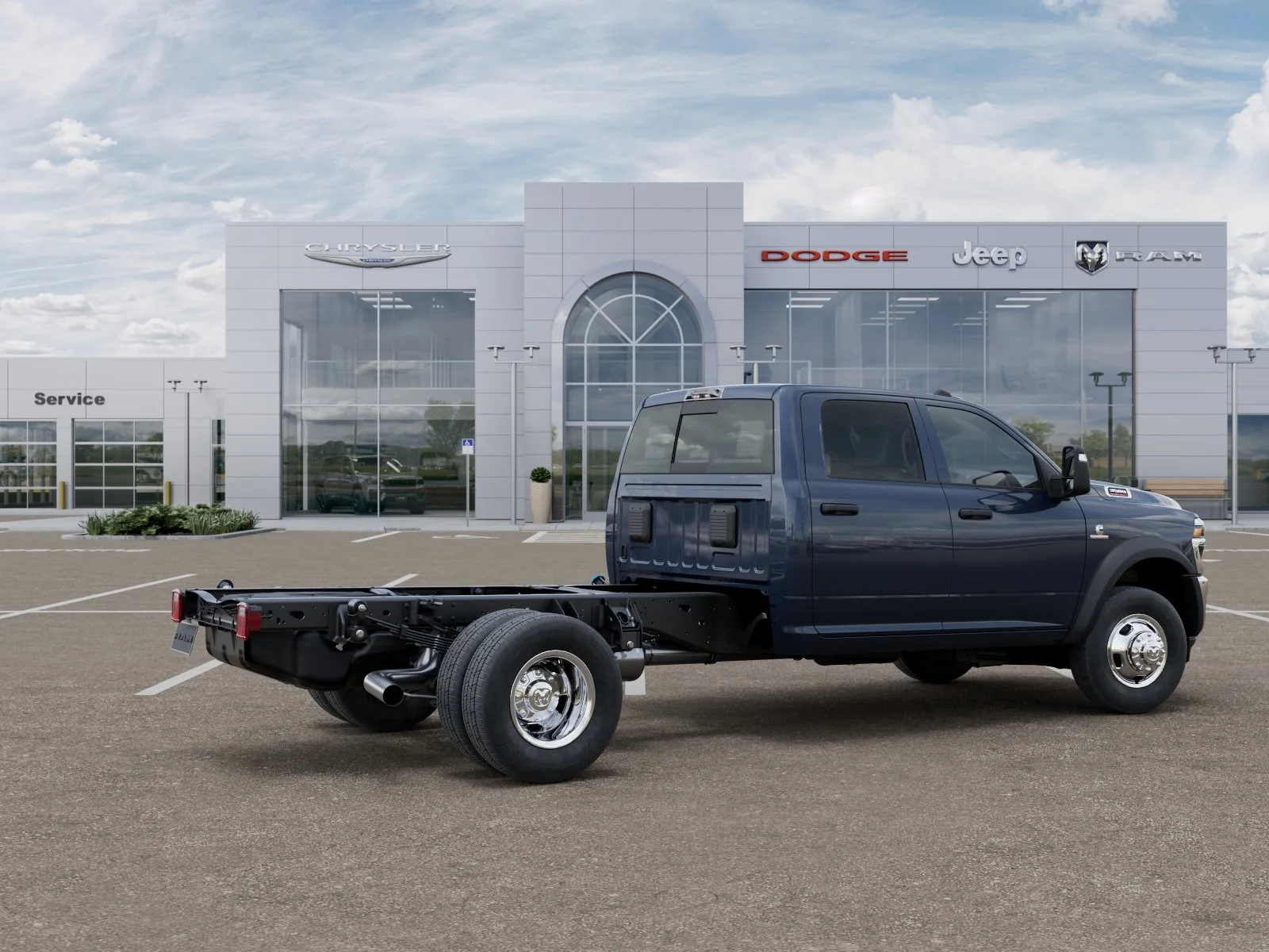 New 2026 Forged Blue Metallic Exterior Paint RAM Tradesman image 52