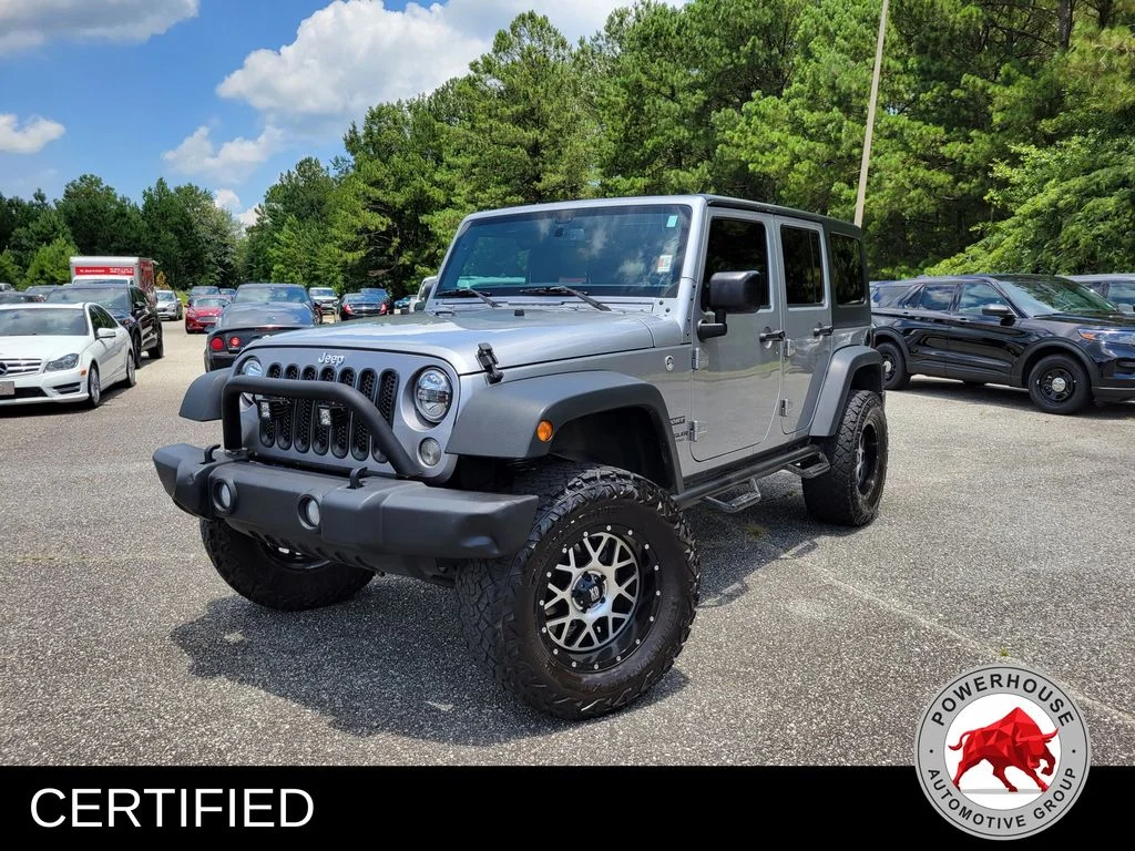 Used 2016 Silver Jeep Unlimited Sport image 1