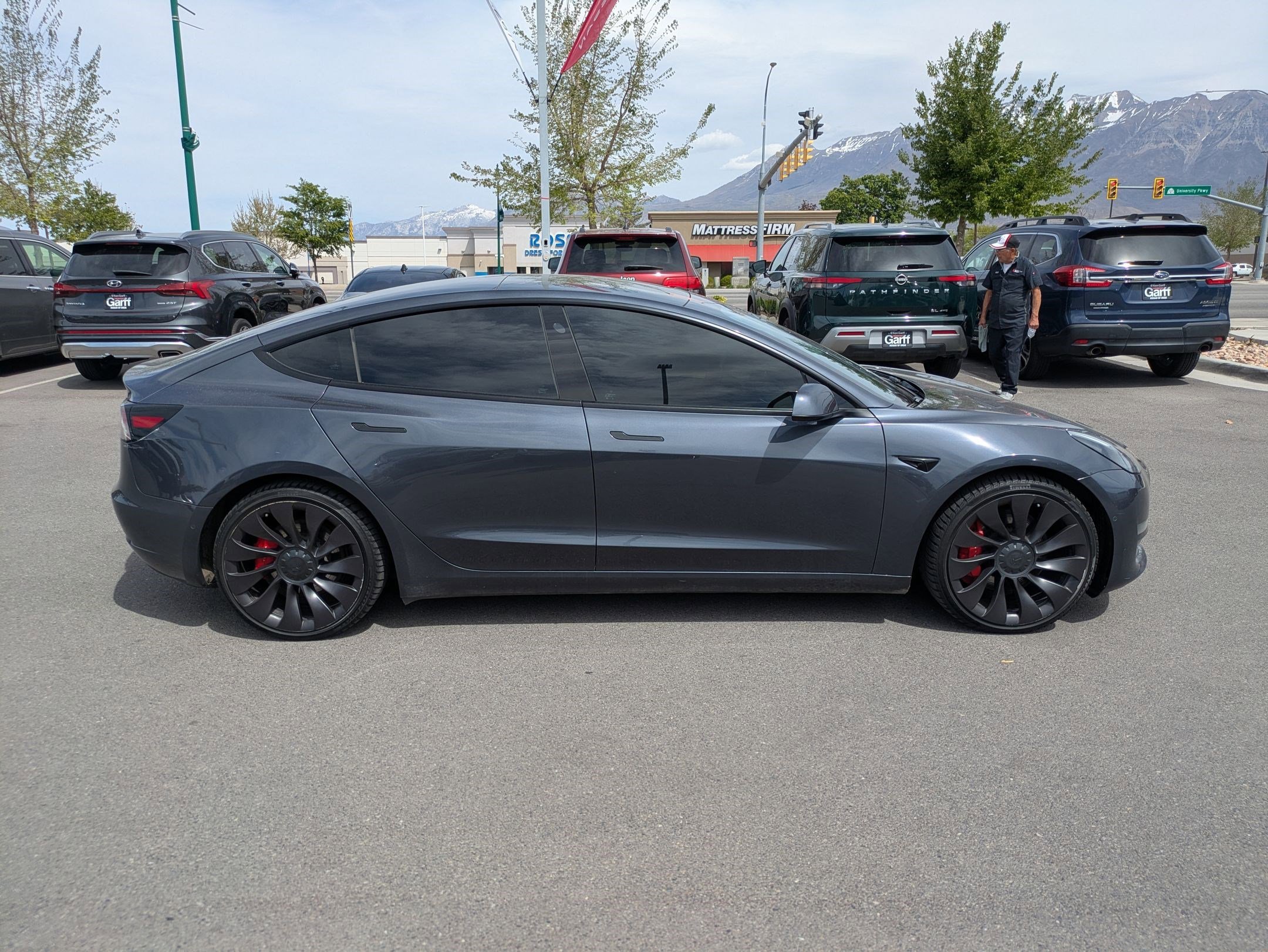 Used 2021 Tesla Model 3 Base with VIN 5YJ3E1EC8MF077441 for sale in Orem, UT