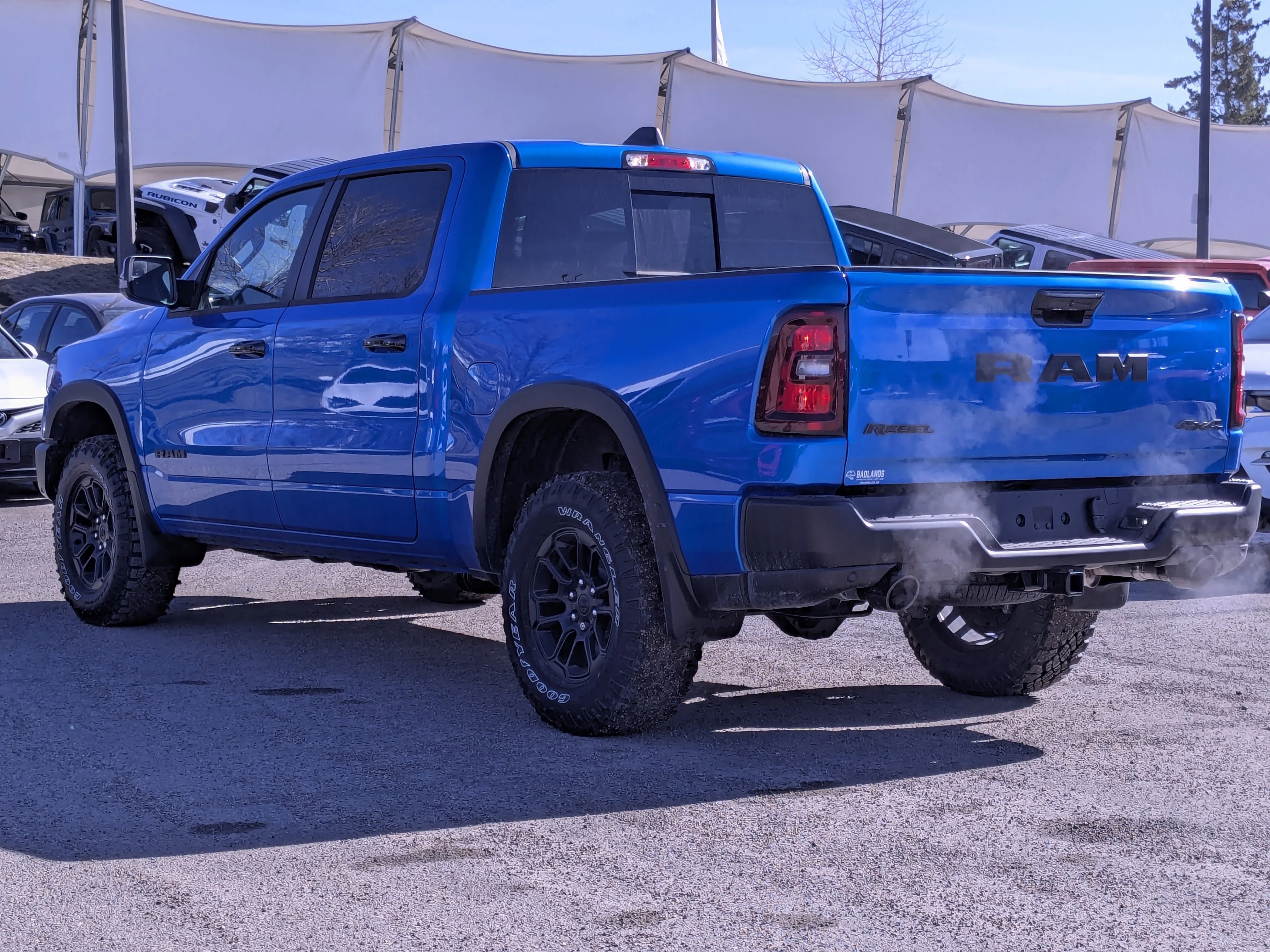 New 2026 Blue RAM Rebel - - Rebel Level 2 Equip Grp - Dual?Pane Panoramic Sunroof - Luxury Leather?Faced Seats - 3.0L image 6
