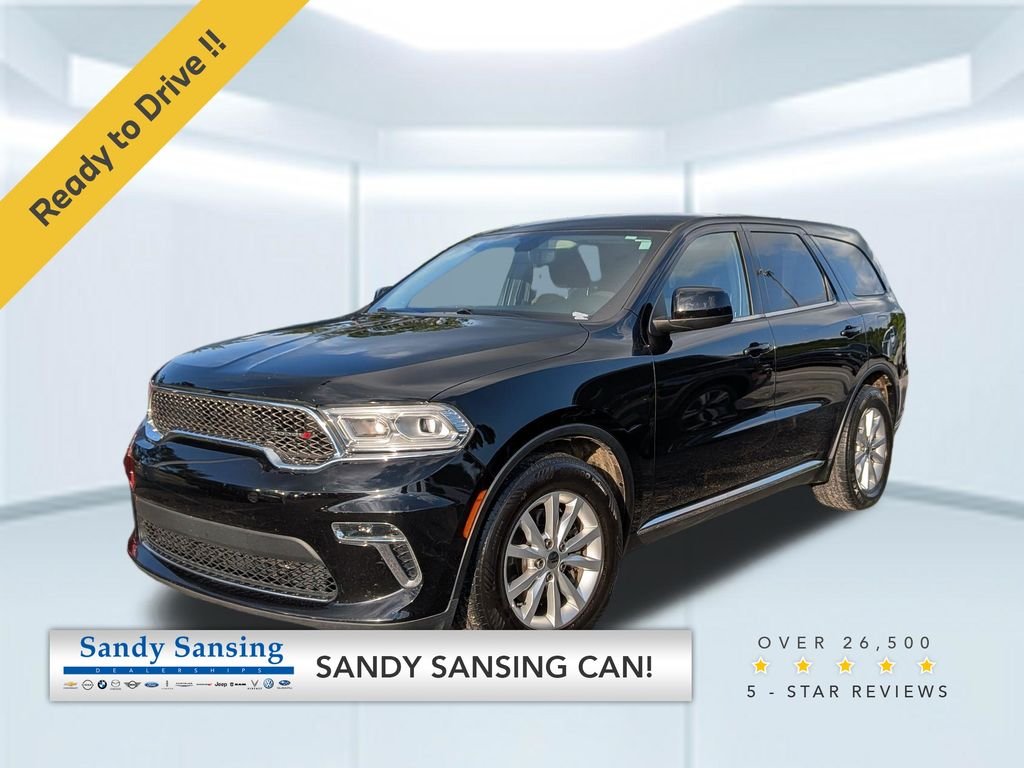 Used 2021 Black Clearcoat Dodge SXT image 1