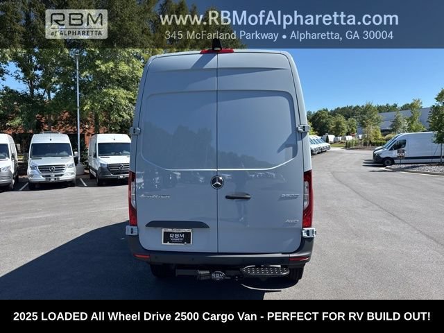 New 2025 Silver Gray Mercedes-Benz 2500 High Roof All Wheel Drive with 144 Wheel Base image 7