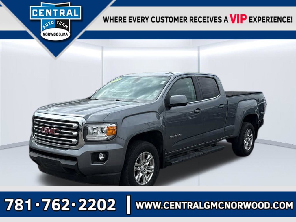 Gray 2020 GMC Canyon Pickup Truck Four-Wheel Drive 8-Speed Automatic