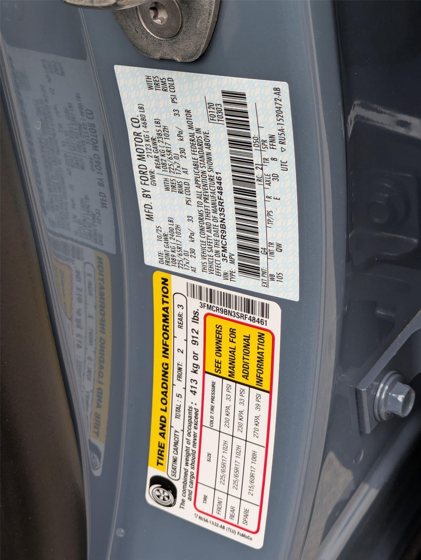 New 2025 Azure Gray Metallic Tri-Coat Ford Big Bend® image 35