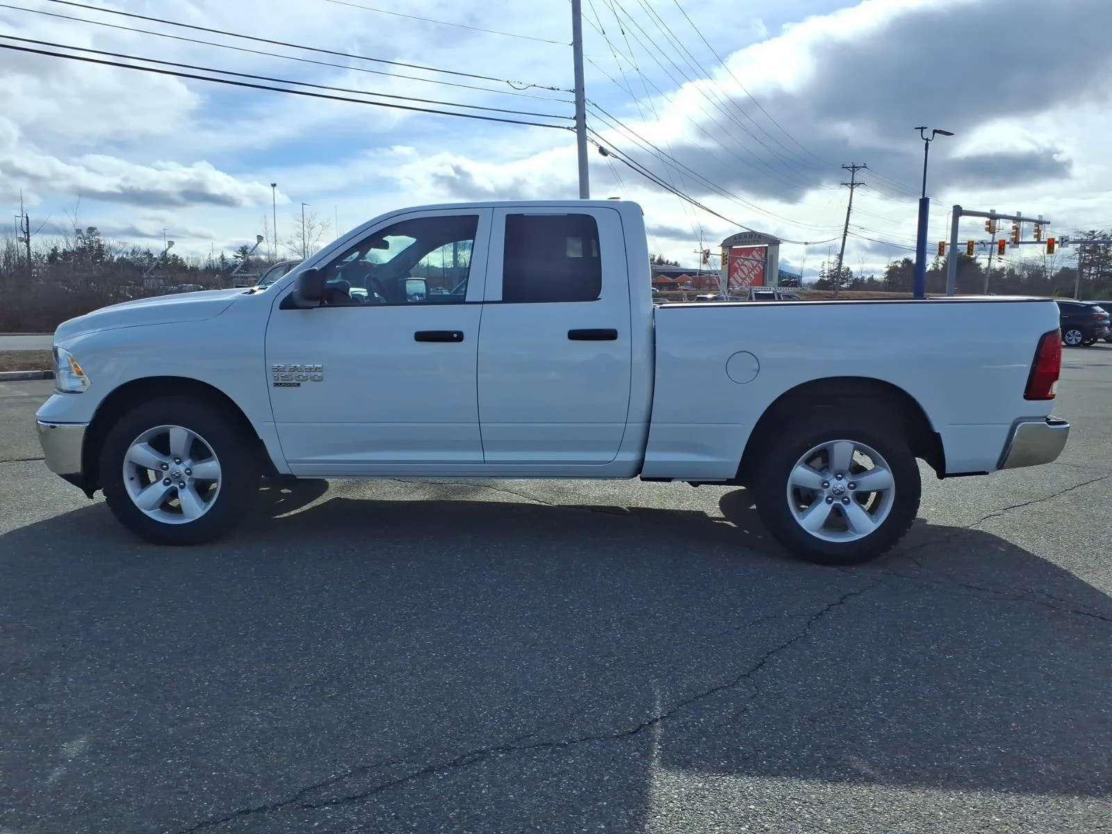 Used 2024 Bright White Clearcoat Ram SLT image 9