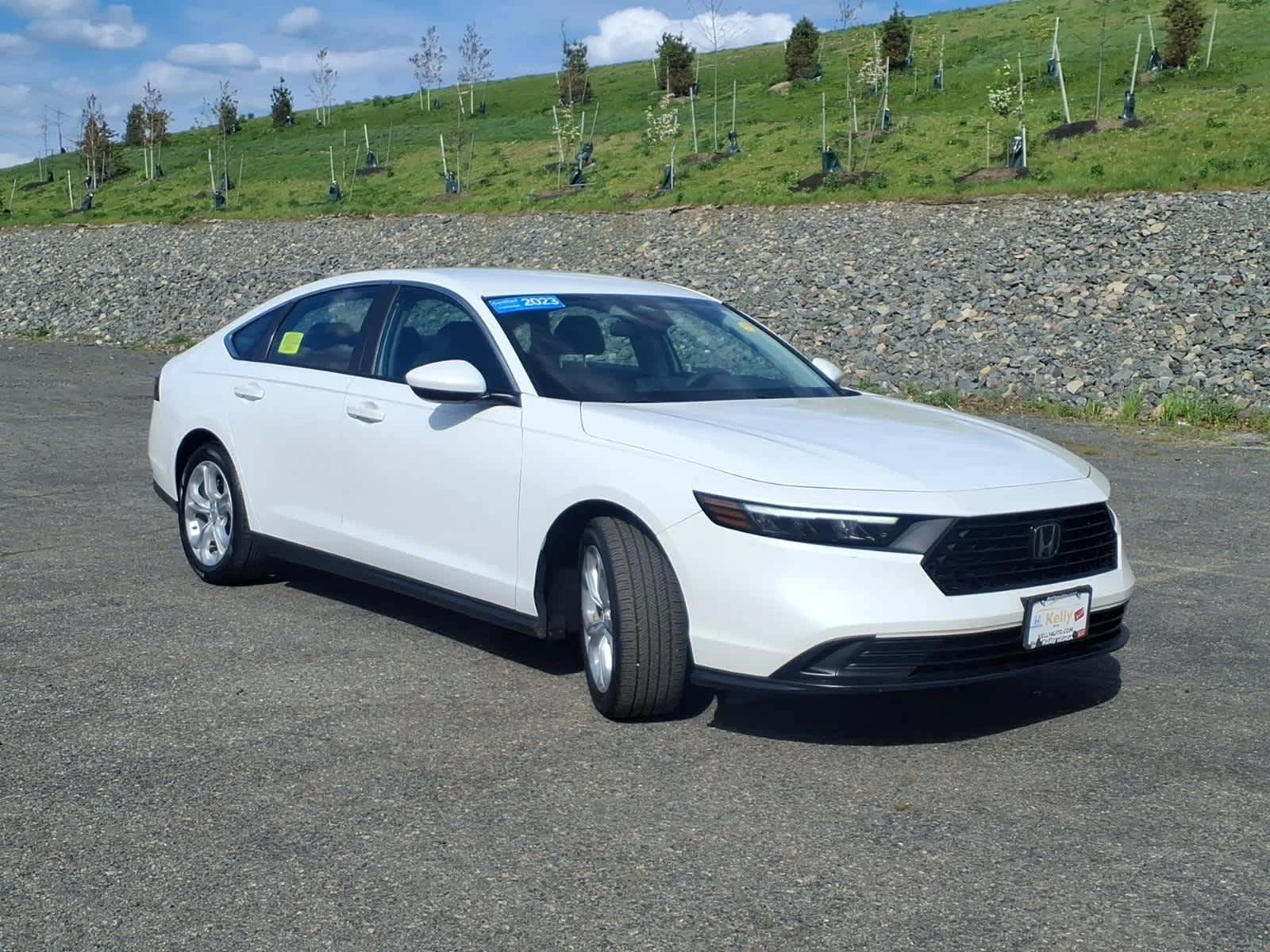 Certified Used 2023 Platinum White Pearl Honda LX image 3