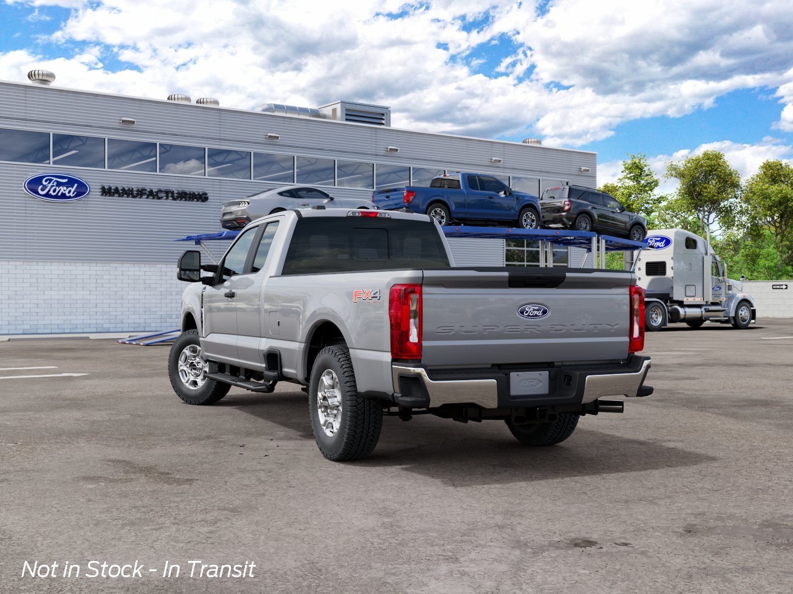 New 2027 Iconic Silver Metallic Ford XLT image 4