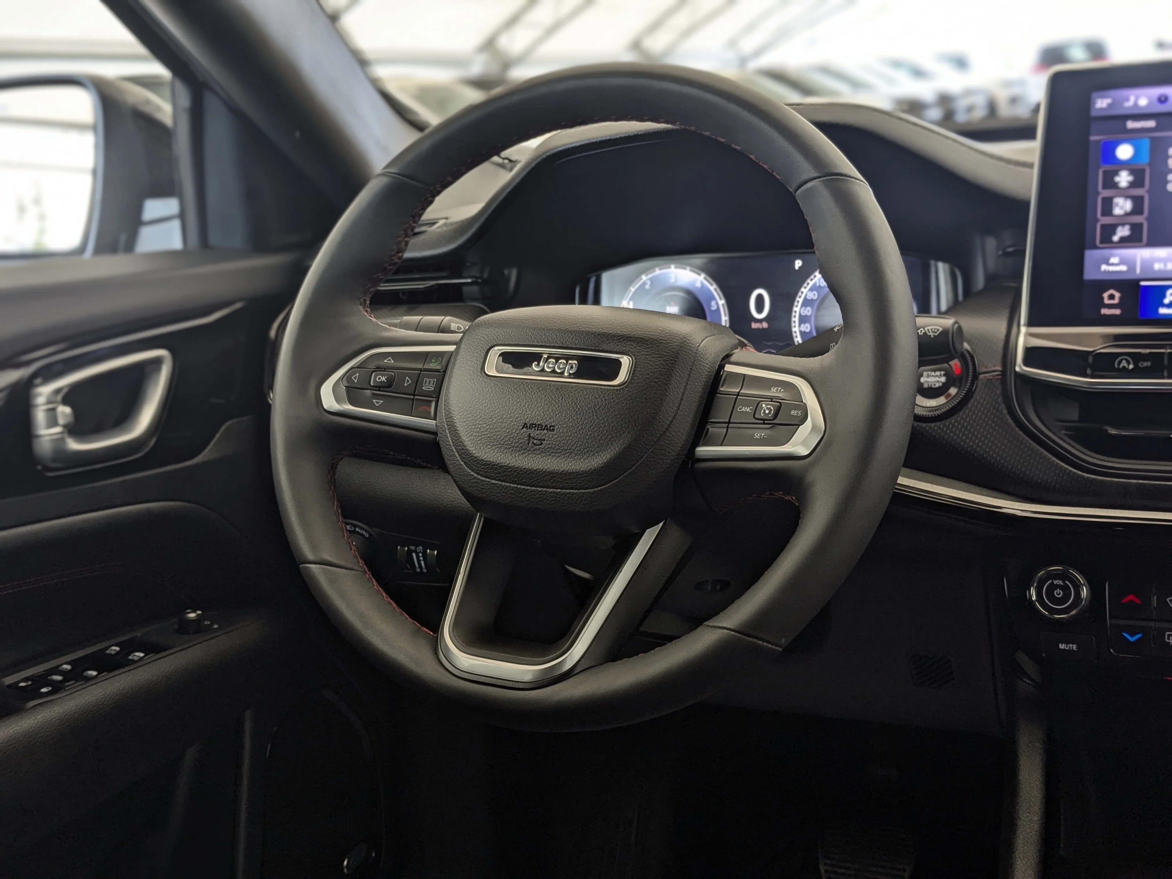 Used 2024 Black Jeep Trailhawk - Sun & Sound Group - Dual Pane Sunroof - Leather - NAV & More image 16
