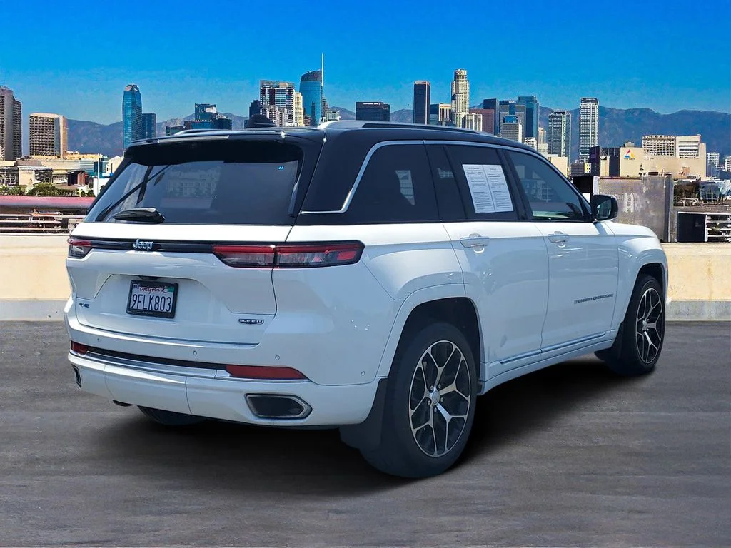 Used 2022 White Jeep Summit Reserve 4xe image 4