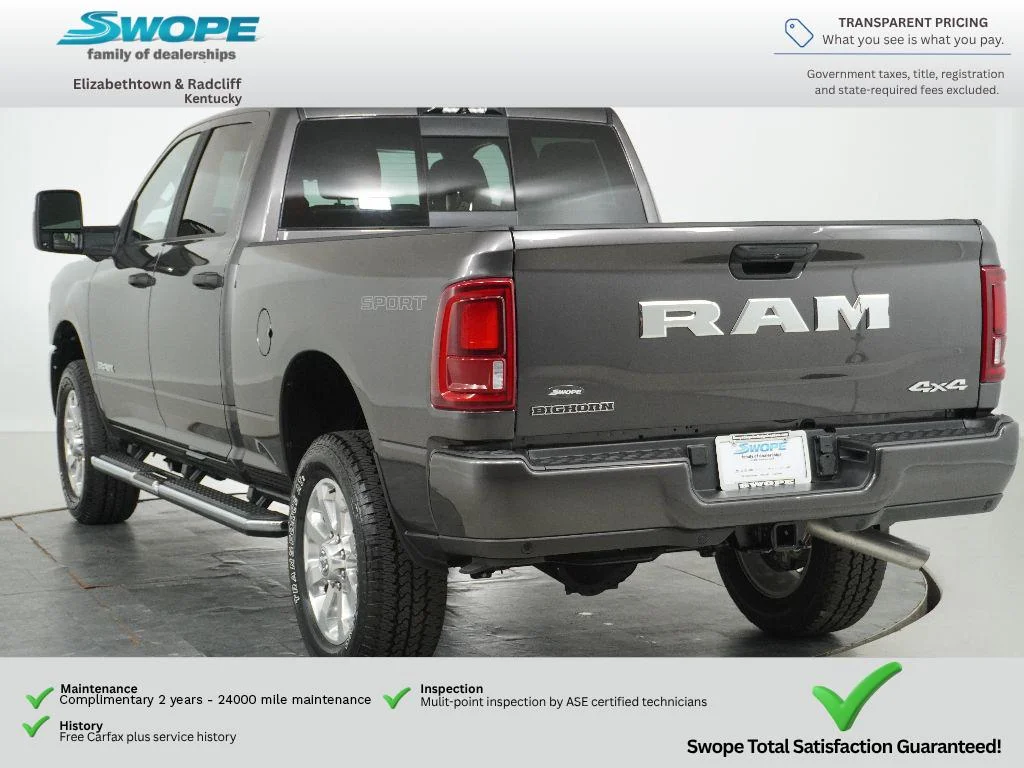 New 2026 Granite Crystal Metallic Clearcoat RAM Big Horn image 5