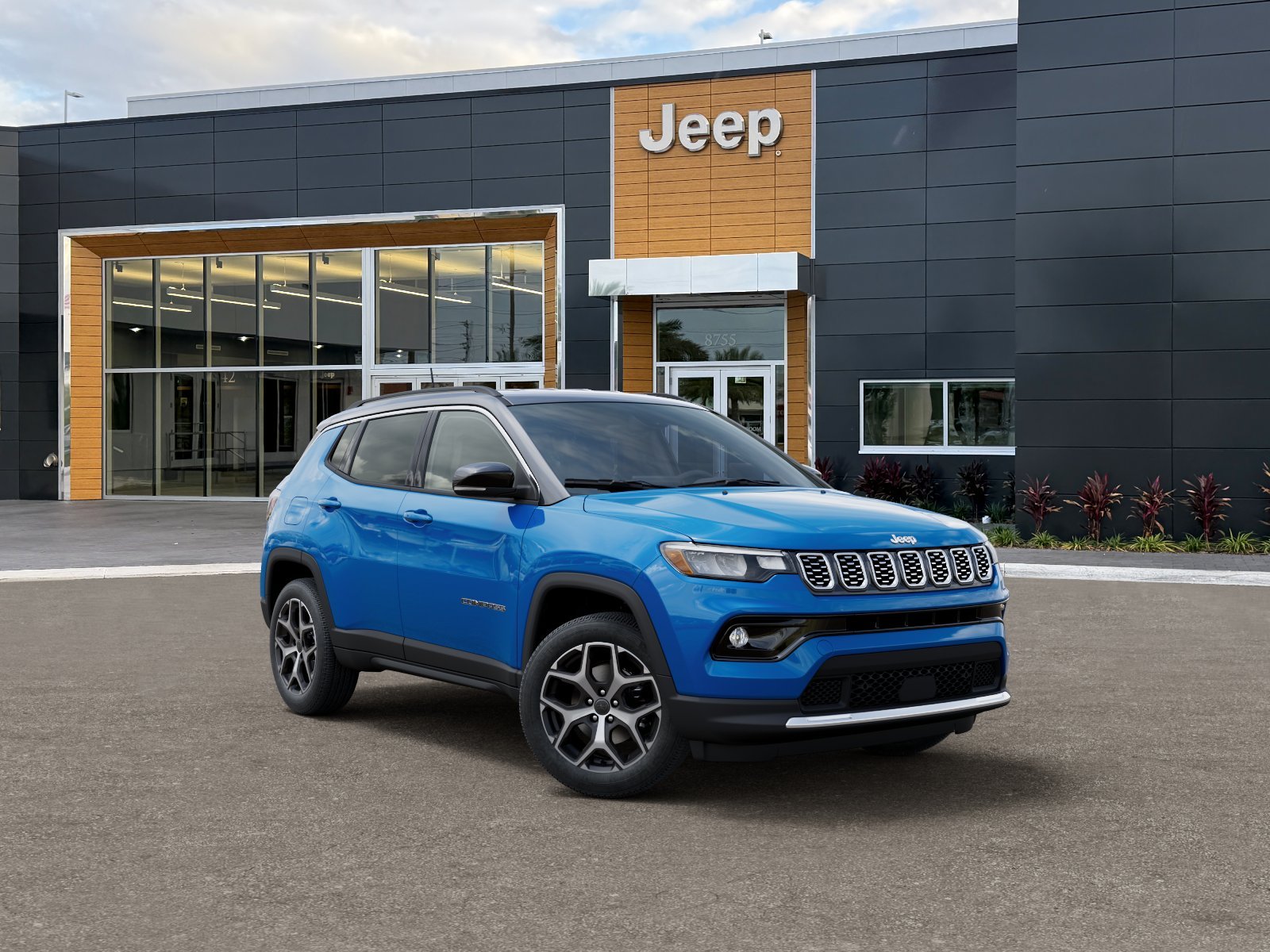 New 2026 Hydro Blue Pearl-Coat Exterior Paint Jeep Limited image 5