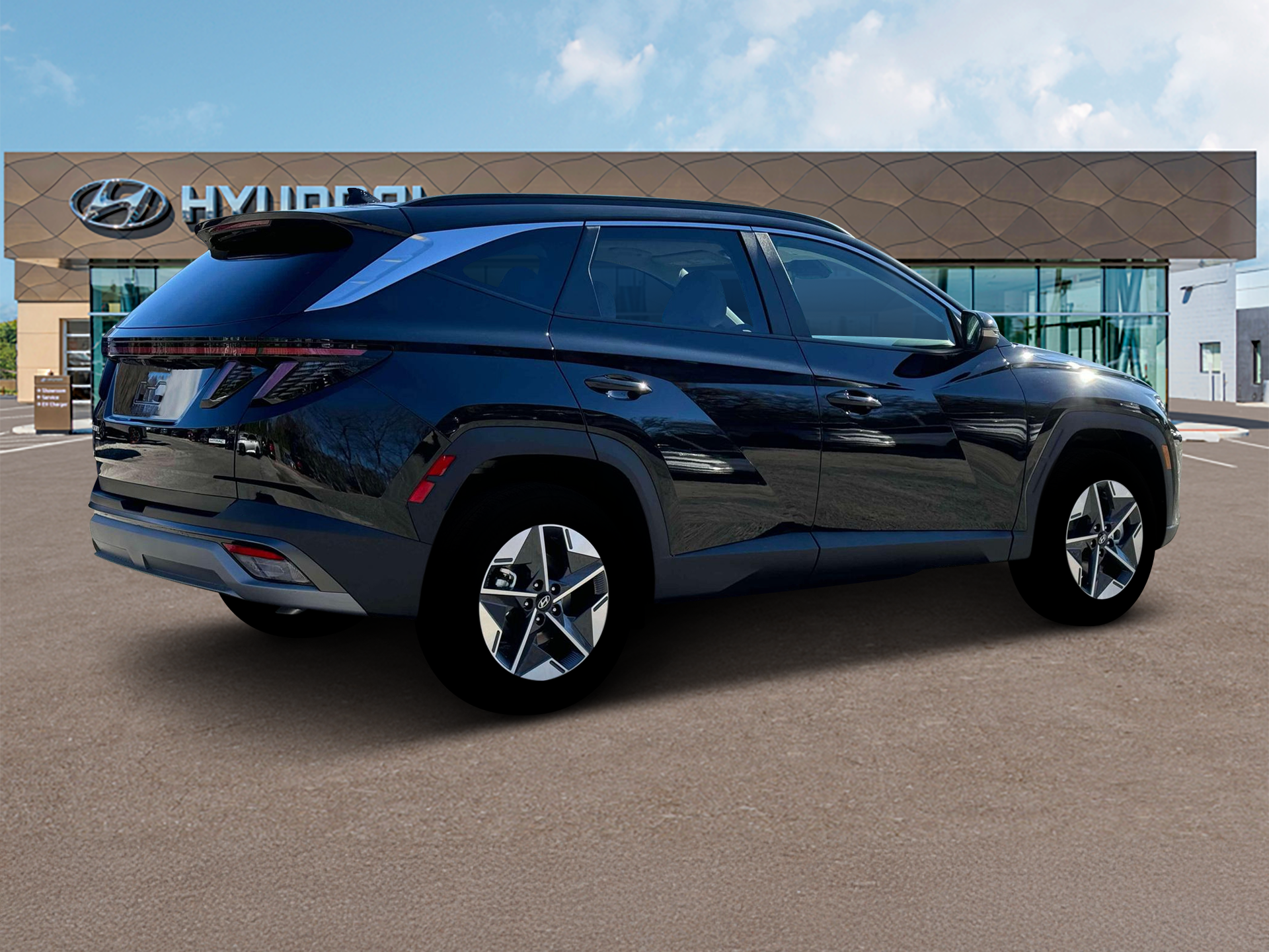 New 2025 Black Hyundai SEL Convenience AWD image 8