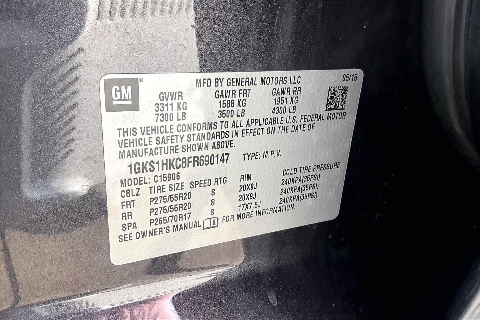 Used 2015 Iridium Metallic GMC SLT image 36