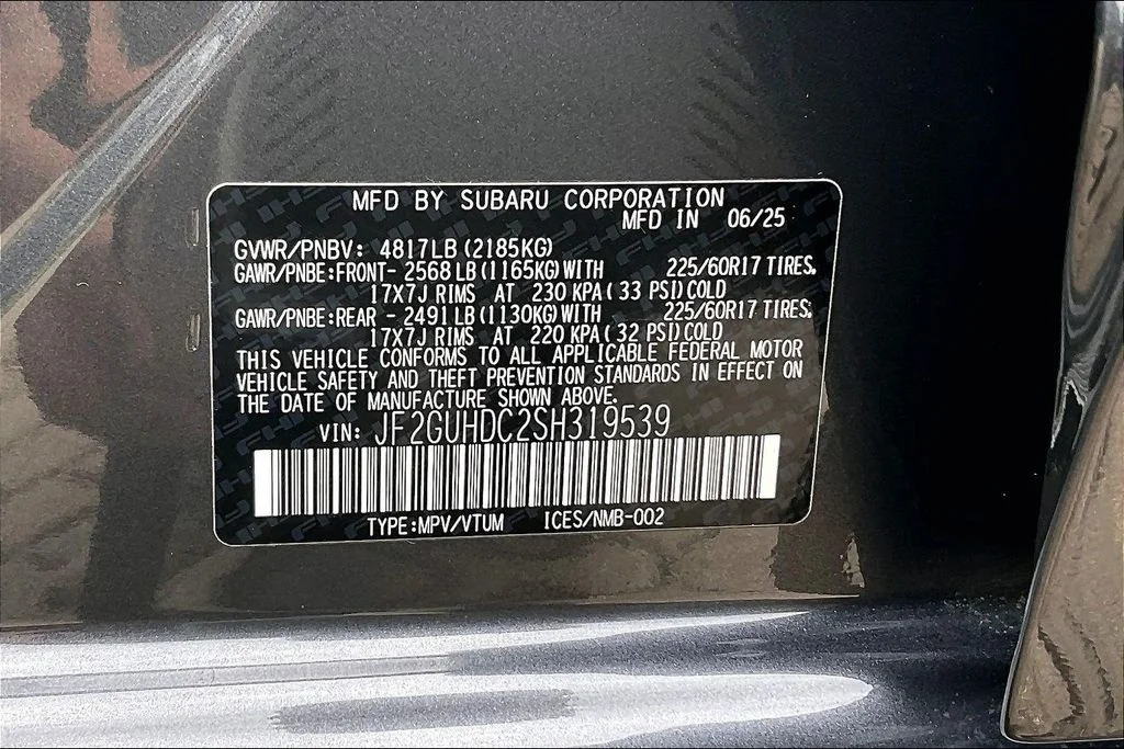 Used 2025 Gray Subaru Premium image 33