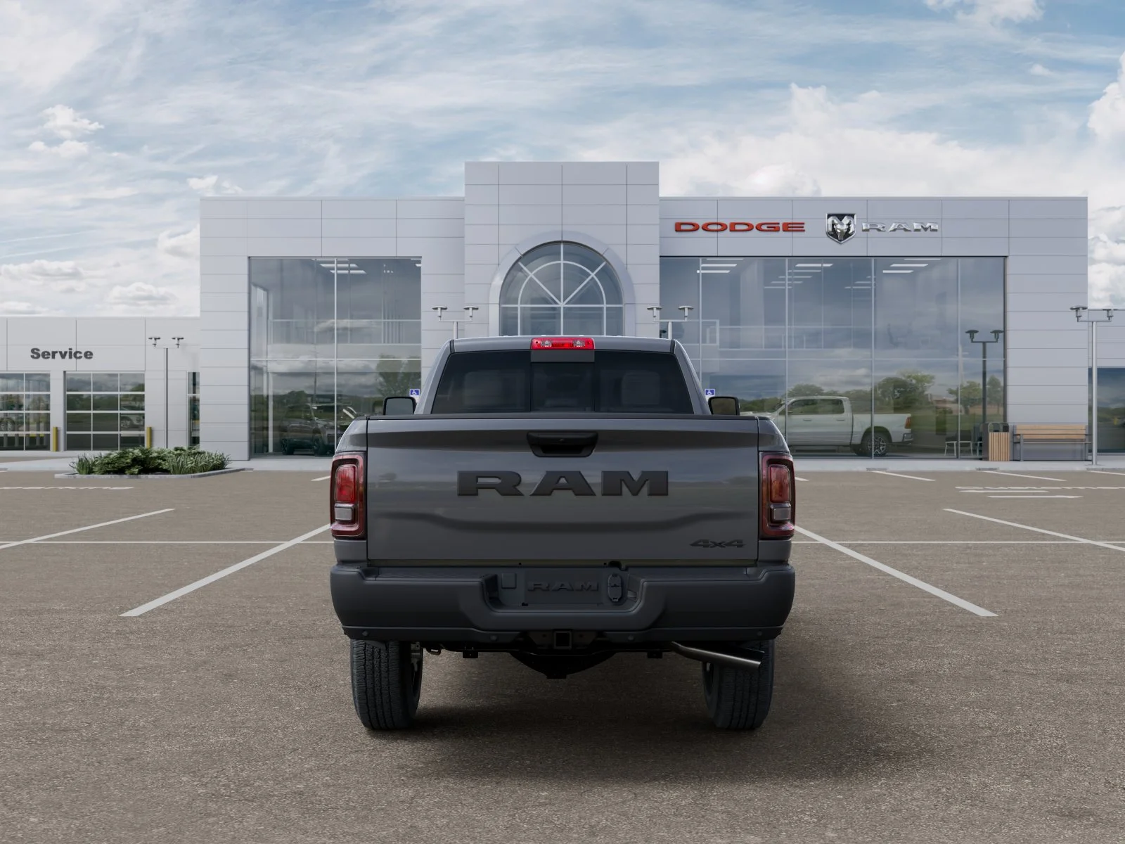 New 2026 Ceramic Gray Clear-Coat Exterior Paint RAM Tradesman image 34