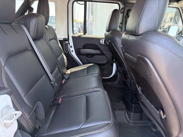 Used 2024 Bright White Clea Jeep Sahara image 12