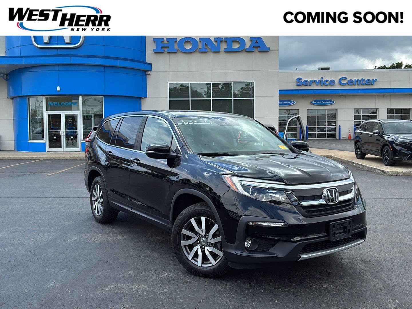 Used 2021 Crystal Black Pearl Honda EX-L image 1