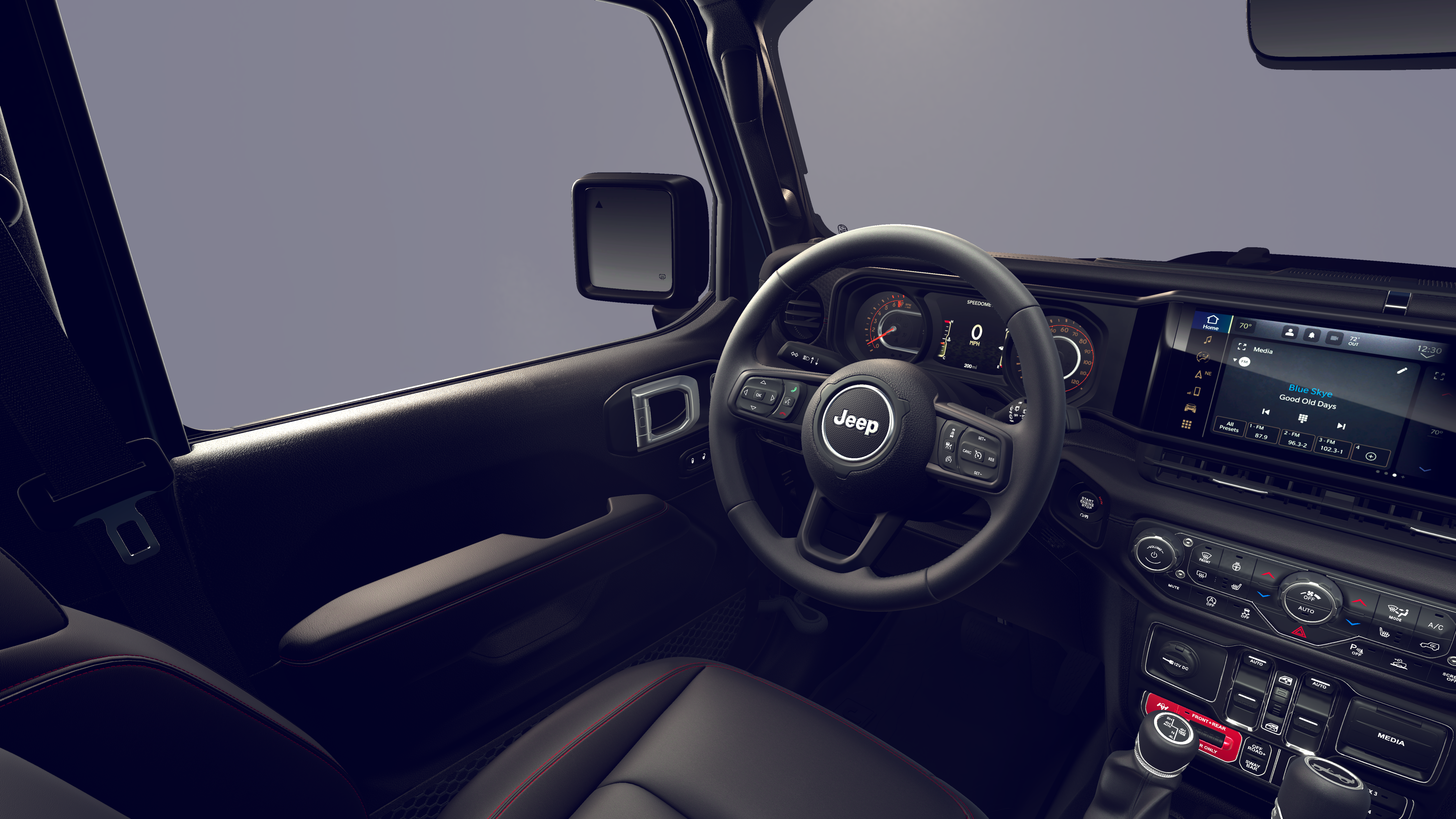 New 2026 Black Clear-Coat Exterior Paint Jeep Rubicon X image 8