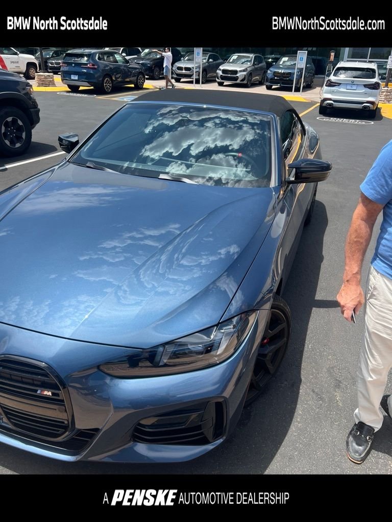 Certified Used 2025 Blue Metallic BMW M440i image 1