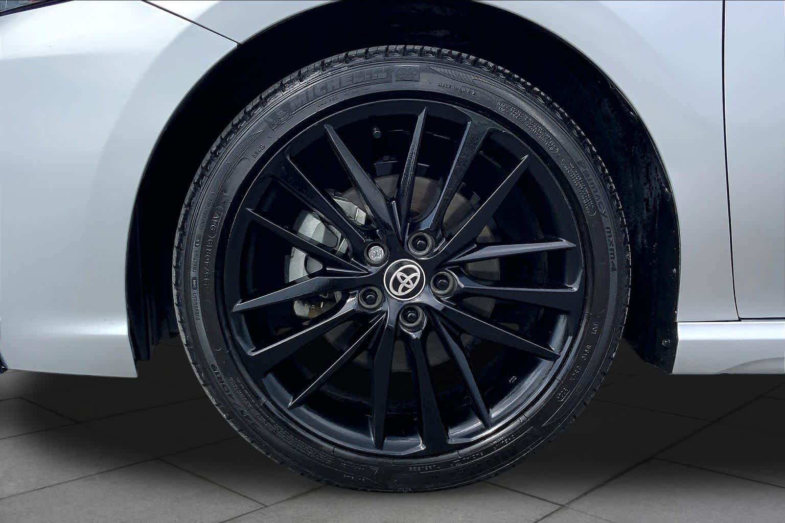 Used 2022 Celestial Silver Metallic Toyota SE image 11