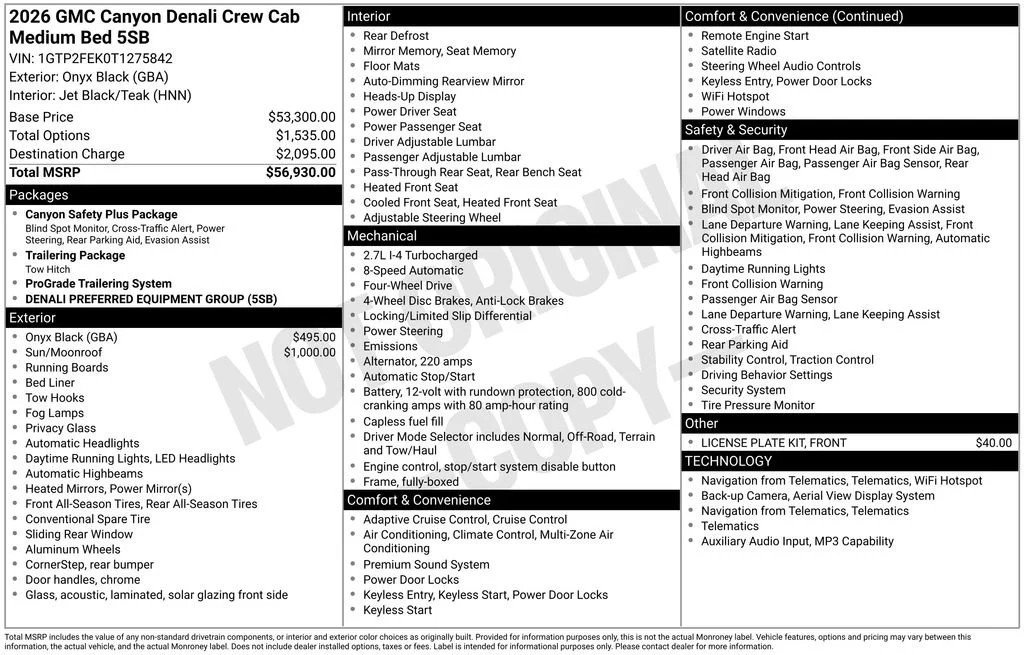 2026 GMC Canyon Denali - Photo 41