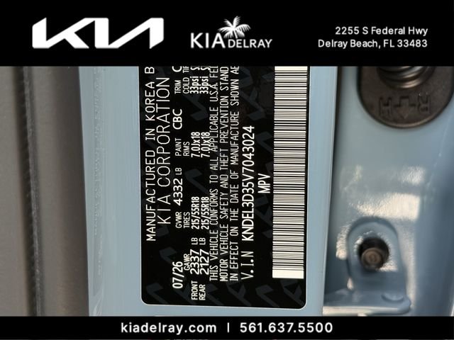 New 2027 Frost Blue / Black Roof Kia S image 30