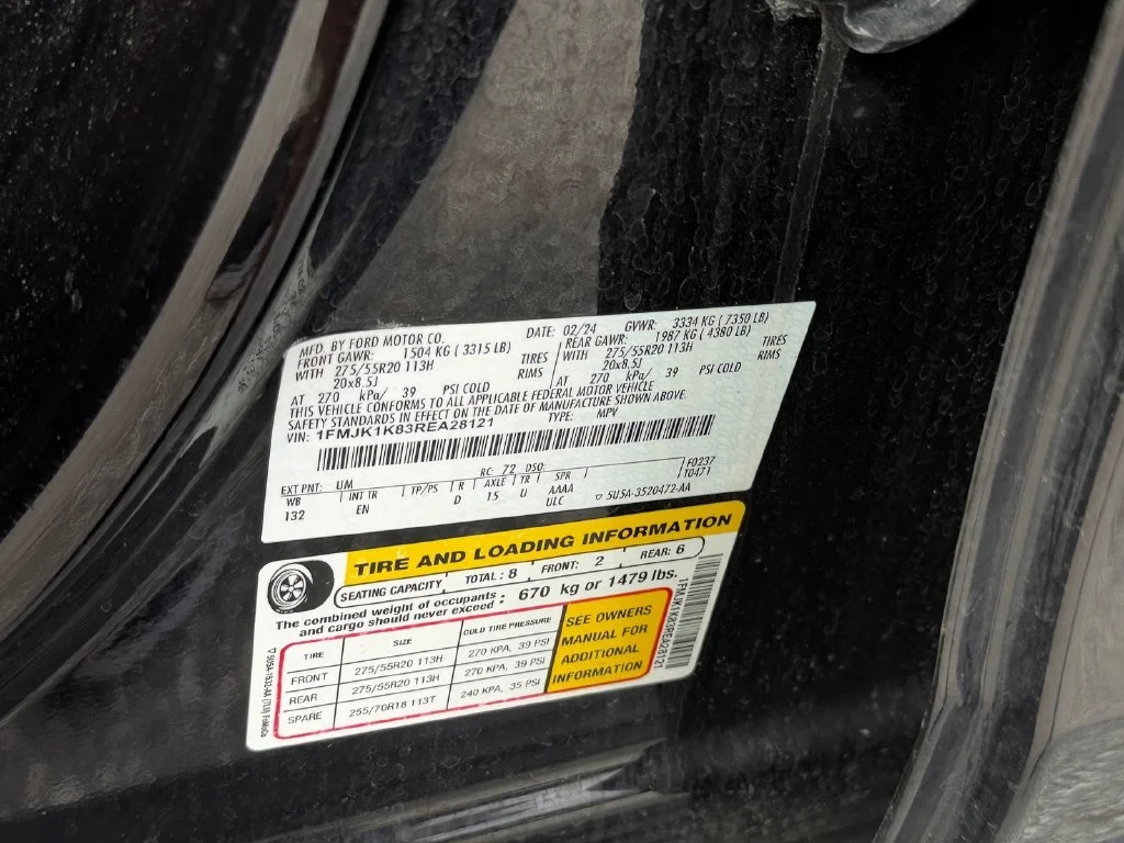 Used 2024 Agate Black Metallic Ford Limited image 13