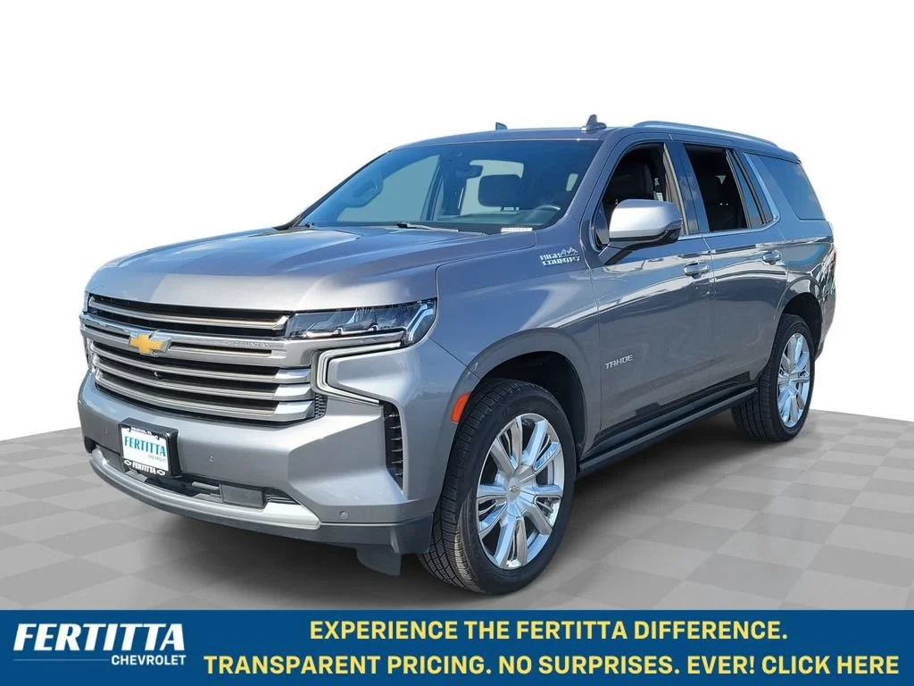 Certified Used 2021 SATIN STEEL METALLIC Chevrolet High Country image 1