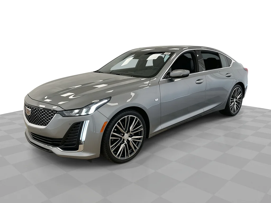 Used 2023 Argent Silver Metallic Cadillac Premium Luxury image 1