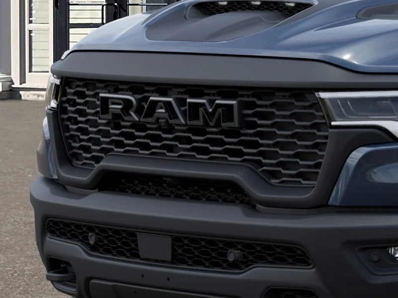 New 2026 Forged Blue Metallic Exterior Paint RAM RHO 4x4 Crew Cab 5