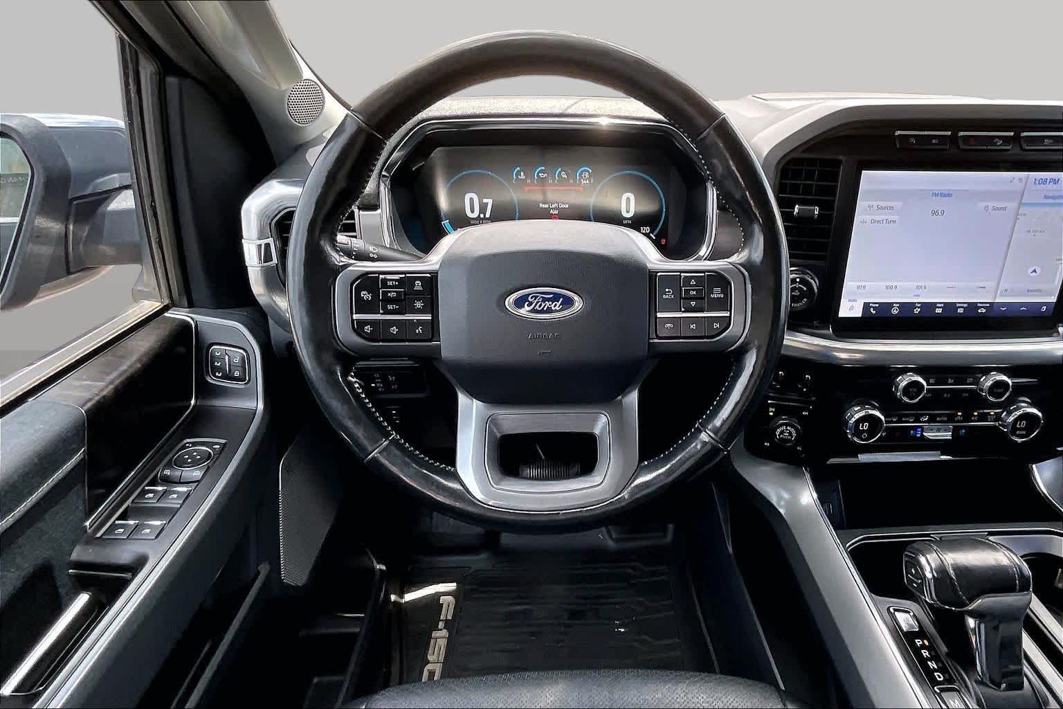 Used 2021 Agate Black Metallic Ford LARIAT image 6