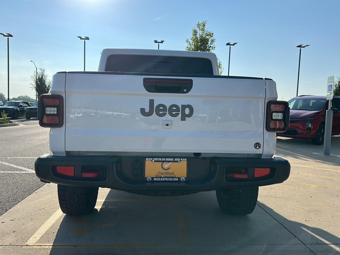 Used 2023 Bright White Clearcoat Jeep Rubicon image 3