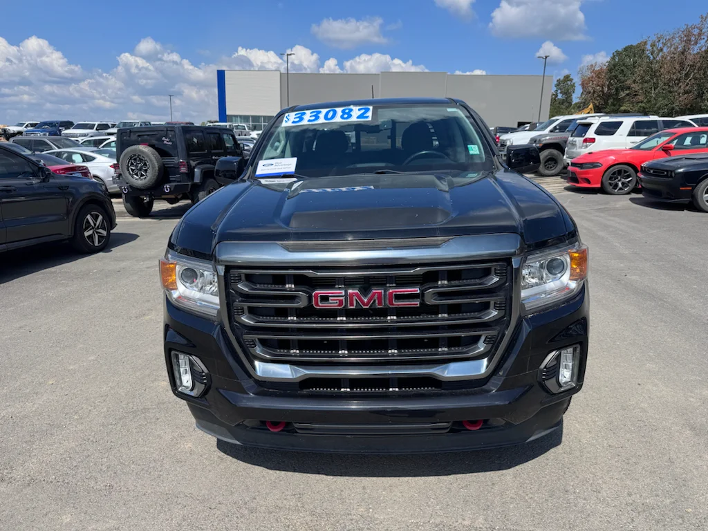 Certified 2021 GMC Canyon AT4 with VIN 1GTG6FENXM1155885 for sale in Little Rock