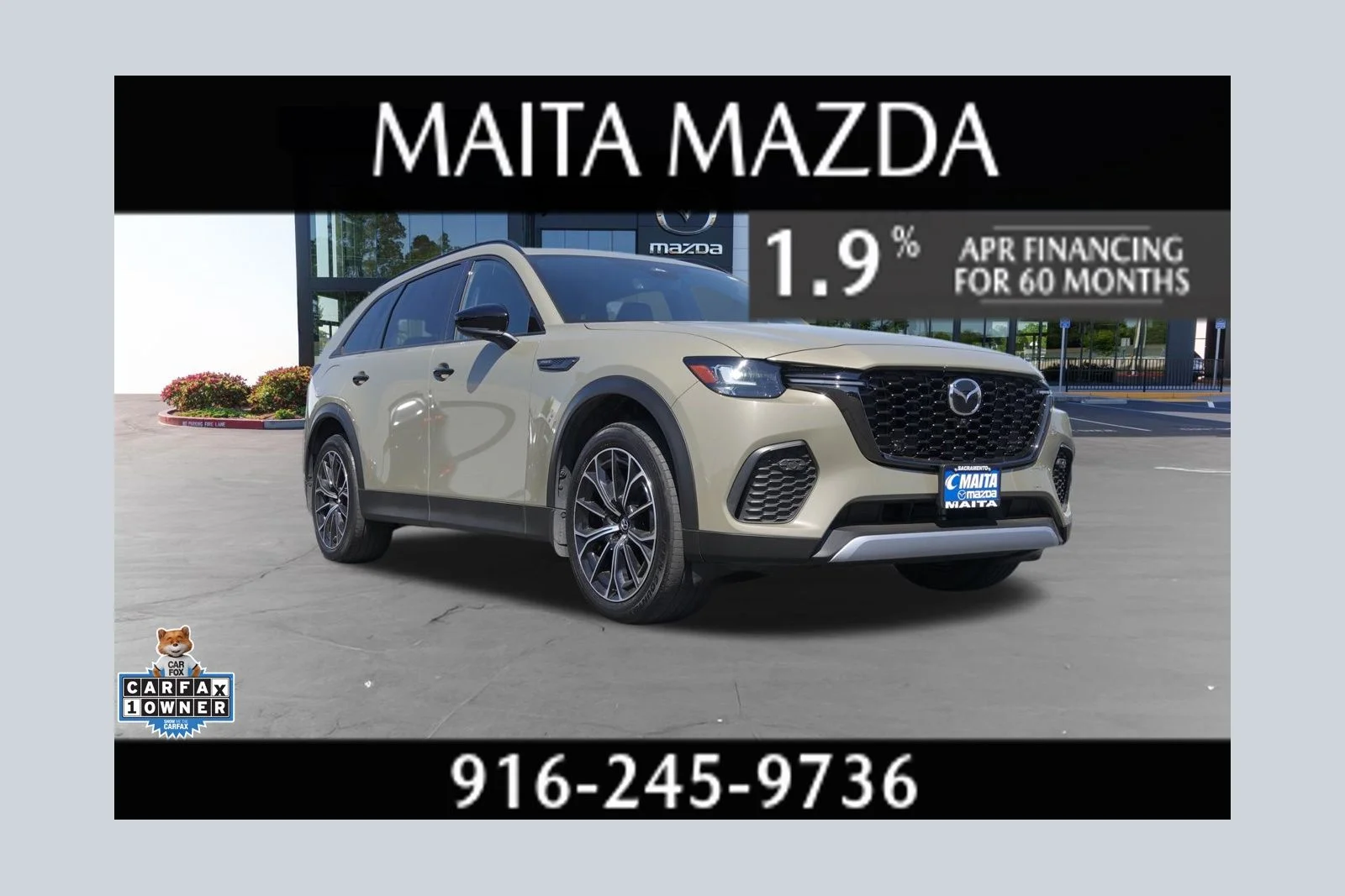 Certified Used 2025 Zircon Sand Metallic Mazda Premium Plus image 1