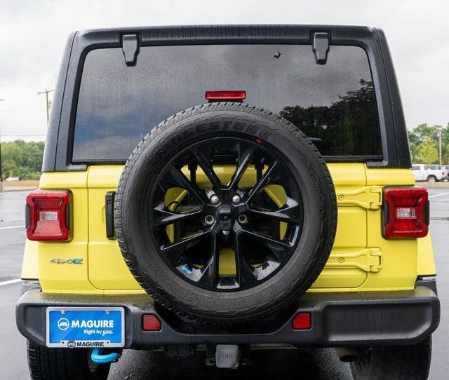 Used 2023 Yellow Jeep Sahara 4xe image 7