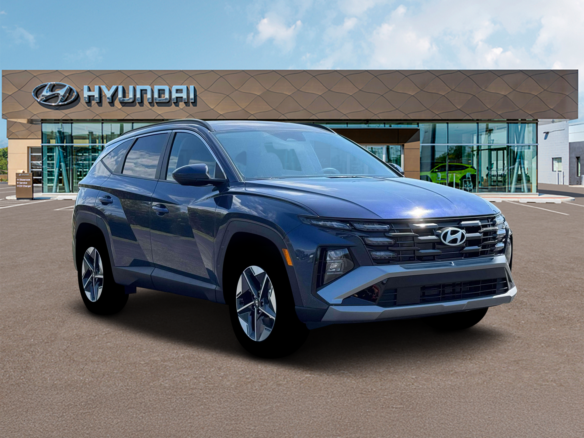 New 2026 Blue Hyundai SEL AWD image 11